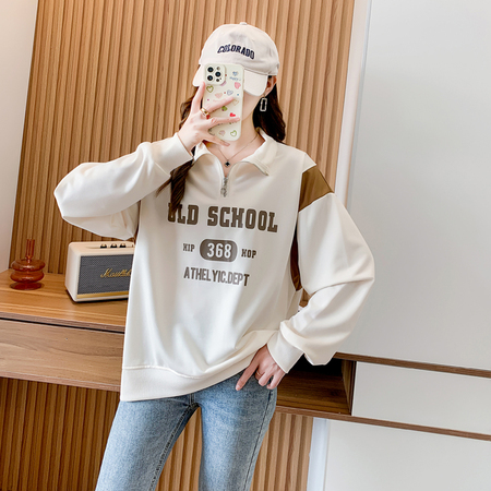 木条墙旁拍风--衬衫（编号：508号）