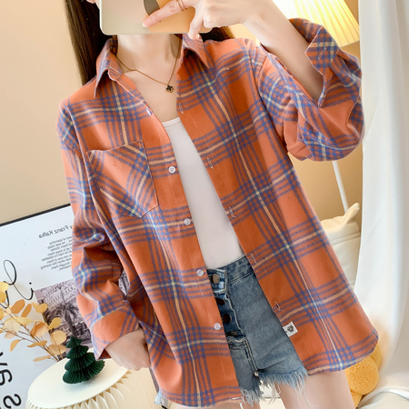 米沙发暖色调自拍风--衬衫（编号：398号）