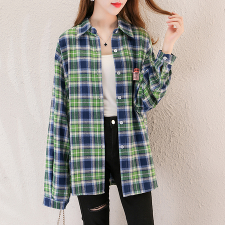 颗粒白墙旁拍风—衬衫（编号：381号）